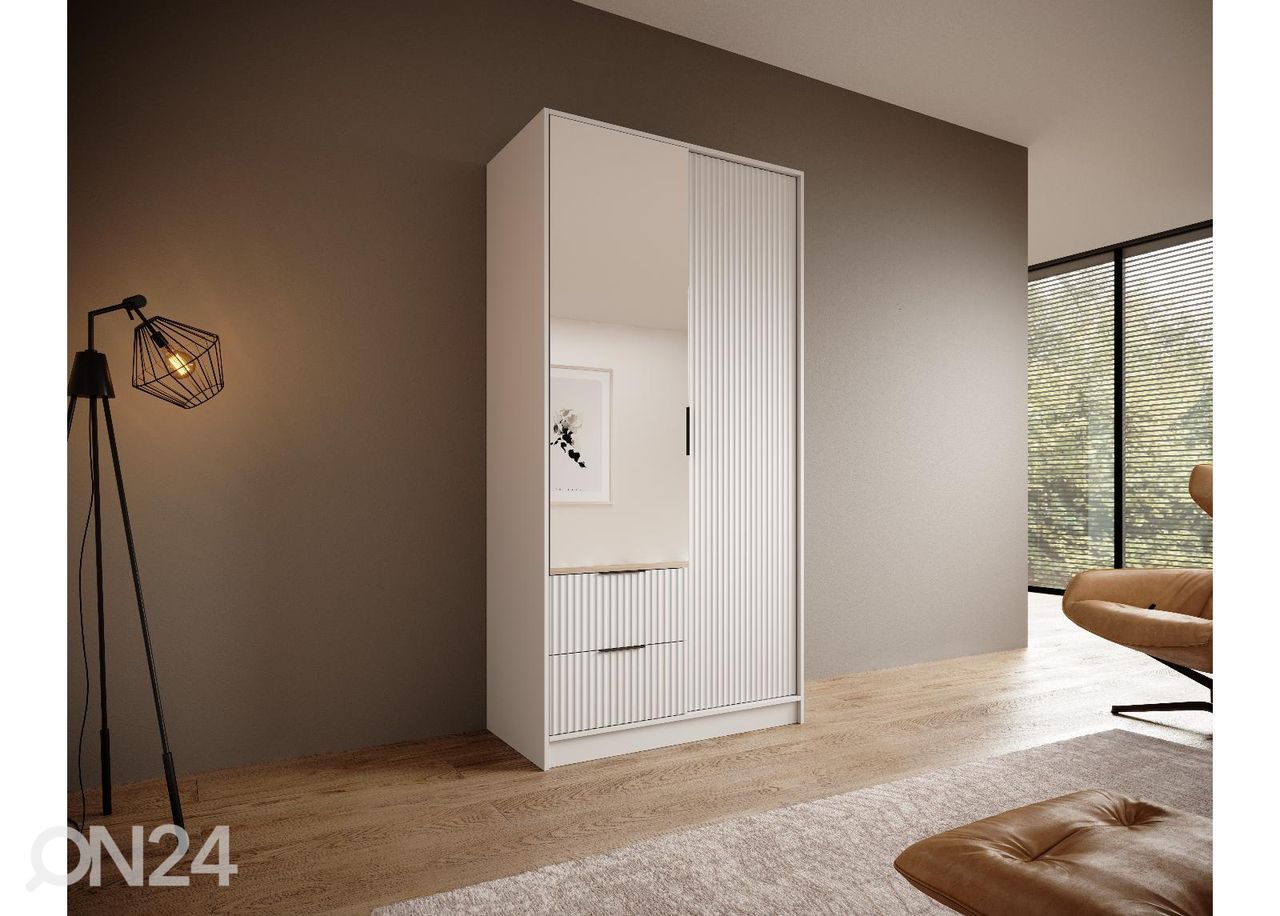 Riidekapp Nürnberg 102 cm suurendatud