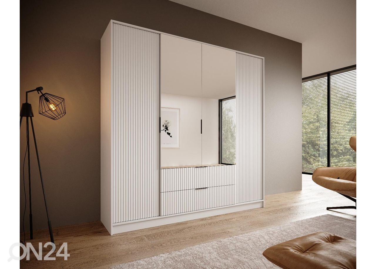 Riidekapp Nürnberg 200 cm suurendatud