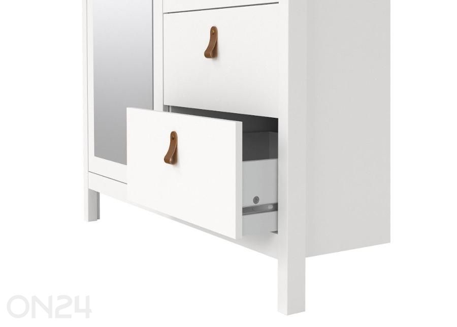 Riidekapp peegliga Madrid 102 cm suurendatud