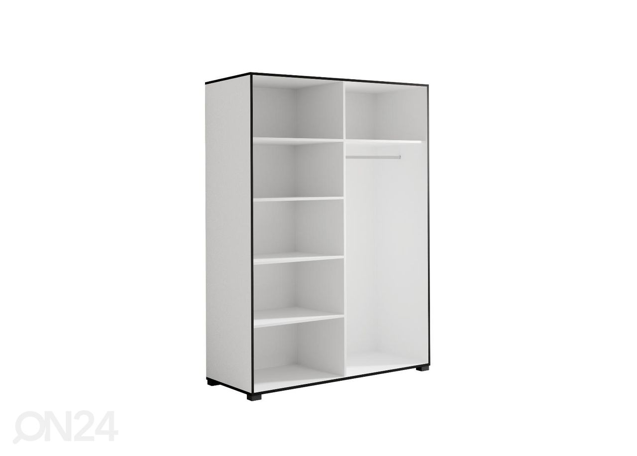Riidekapp peegliga Ossining 150 cm suurendatud