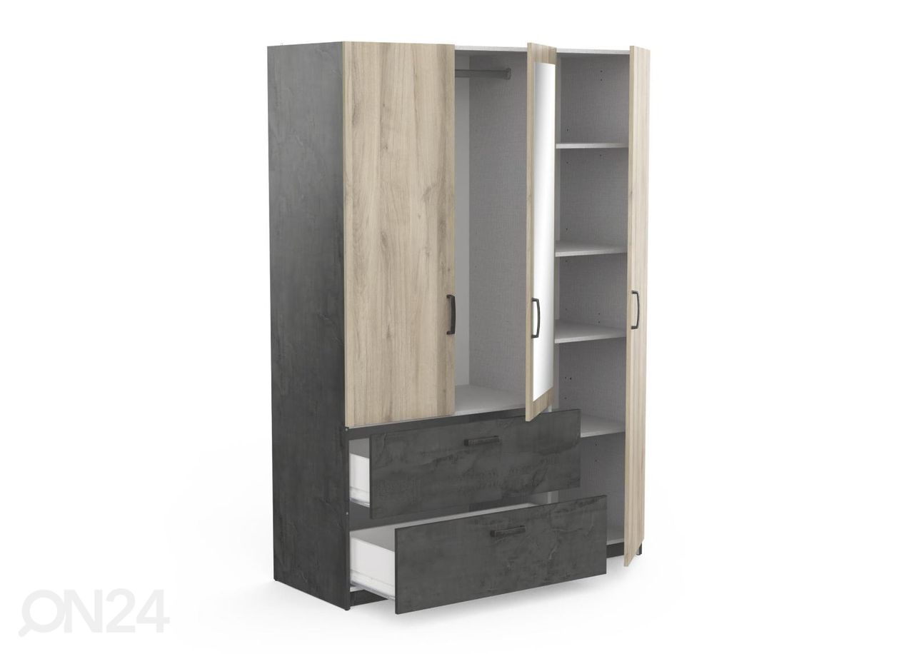 Riidekapp Ready2 134cm suurendatud