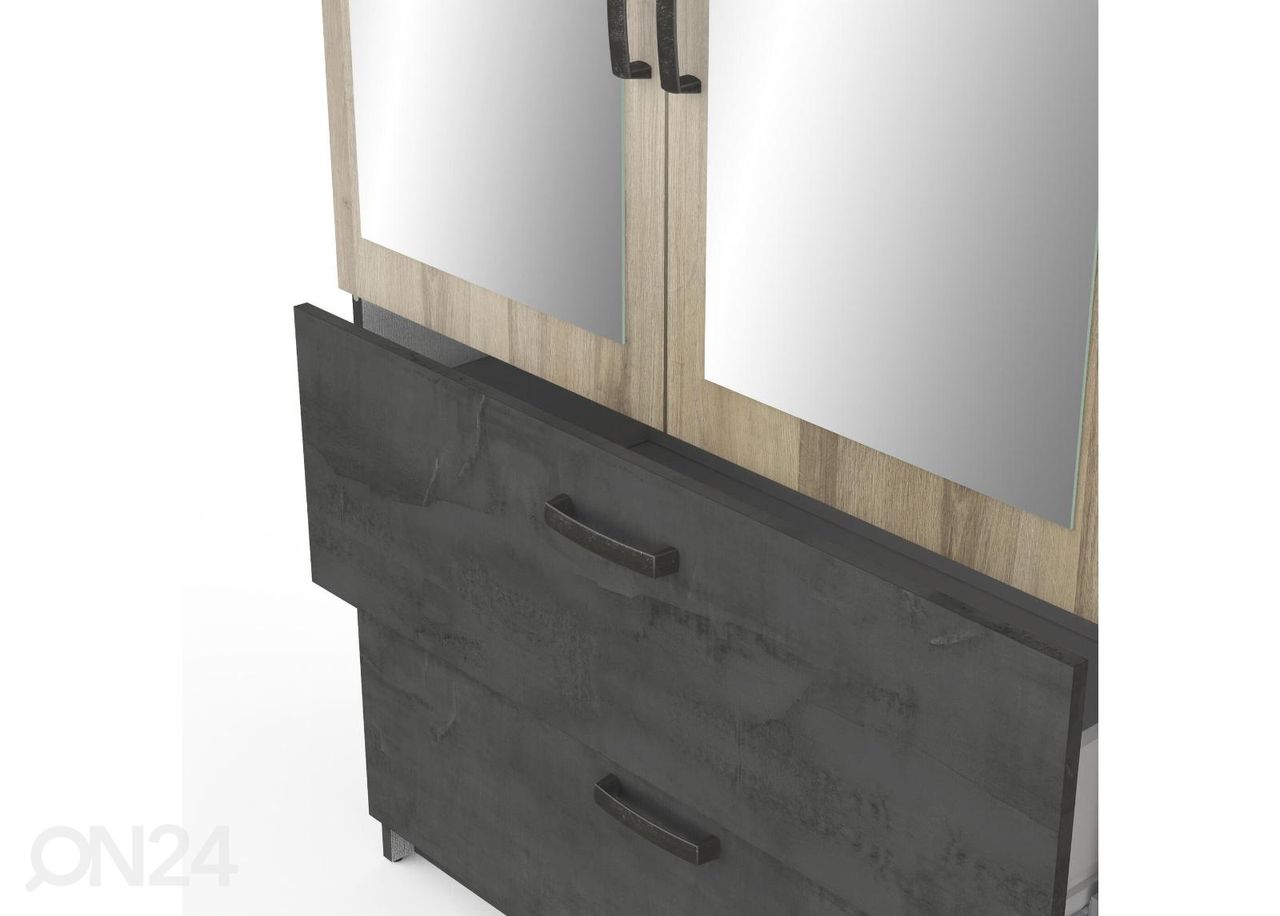 Riidekapp Ready2 178cm suurendatud