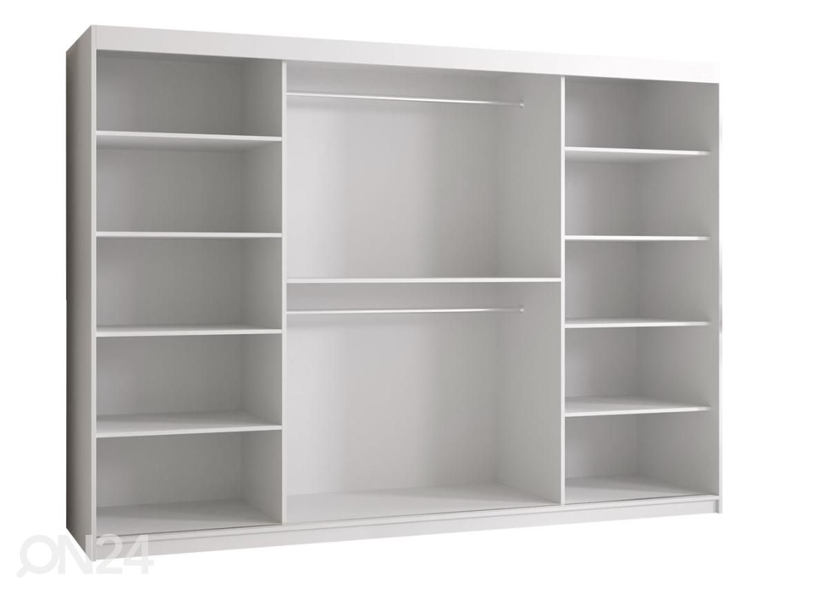 Riidekapp Riflo I 250 cm suurendatud