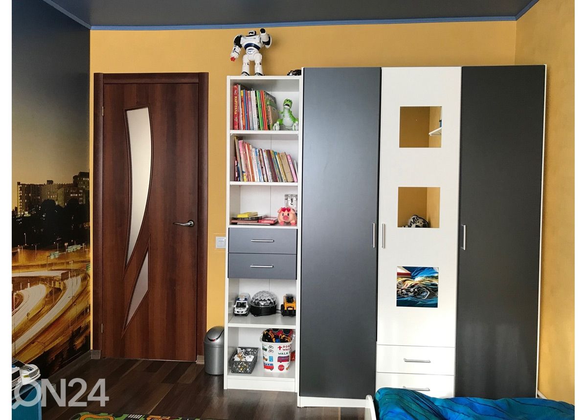 Riidekapp Rocco 135 cm suurendatud