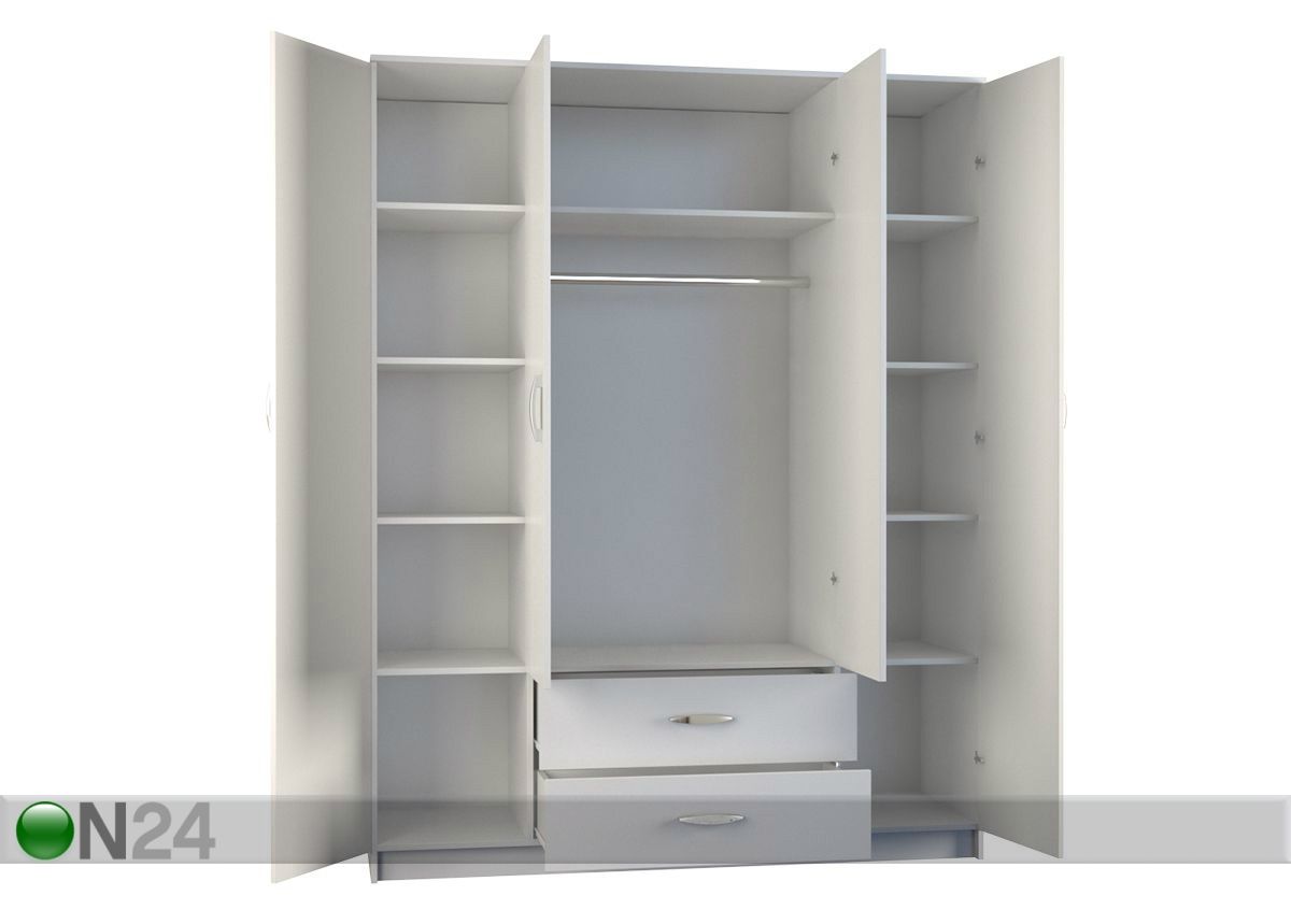 Riidekapp Romana 160 cm suurendatud