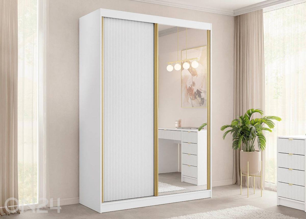 Riidekapp Tireno 151 cm suurendatud