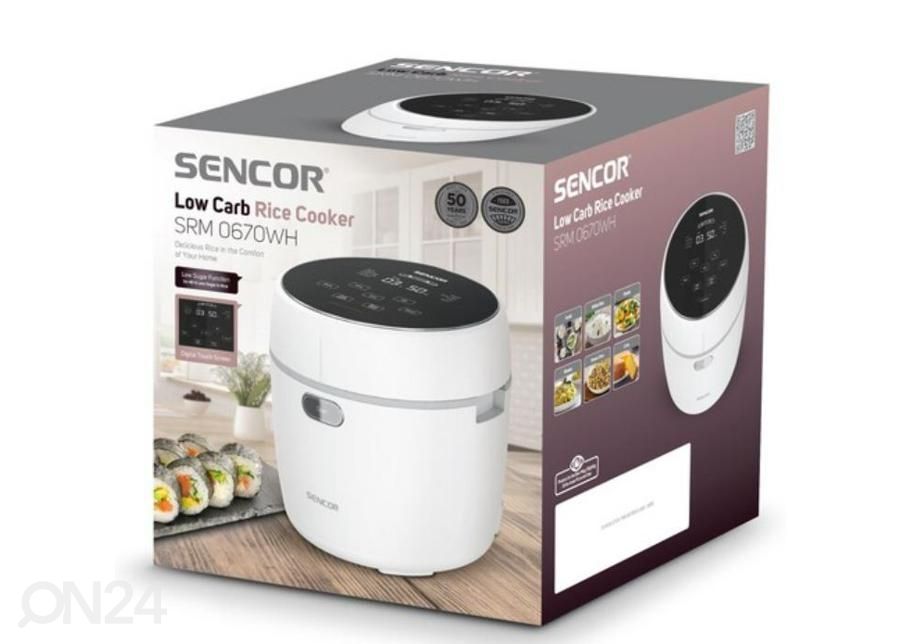 Riisikeetja Sencor SRM0670WH, valge suurendatud