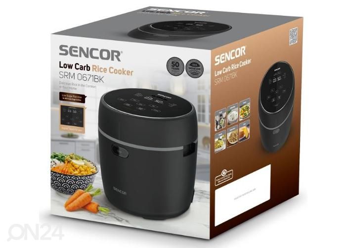 Riisikeetja Sencor SRM0671BK suurendatud