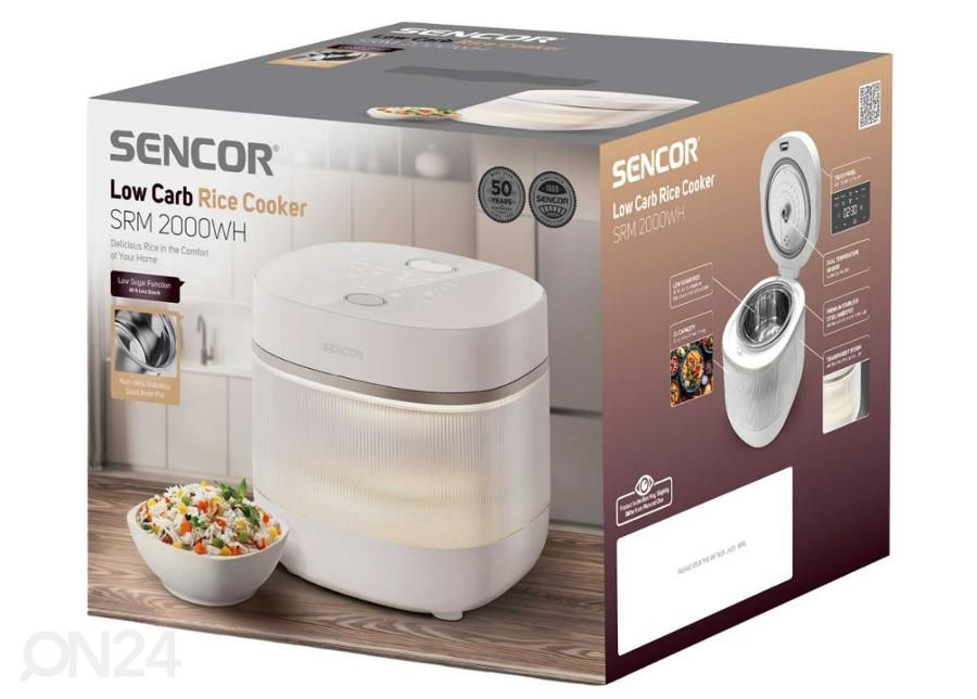 Riisikeetja Sencor SRM2000WH suurendatud