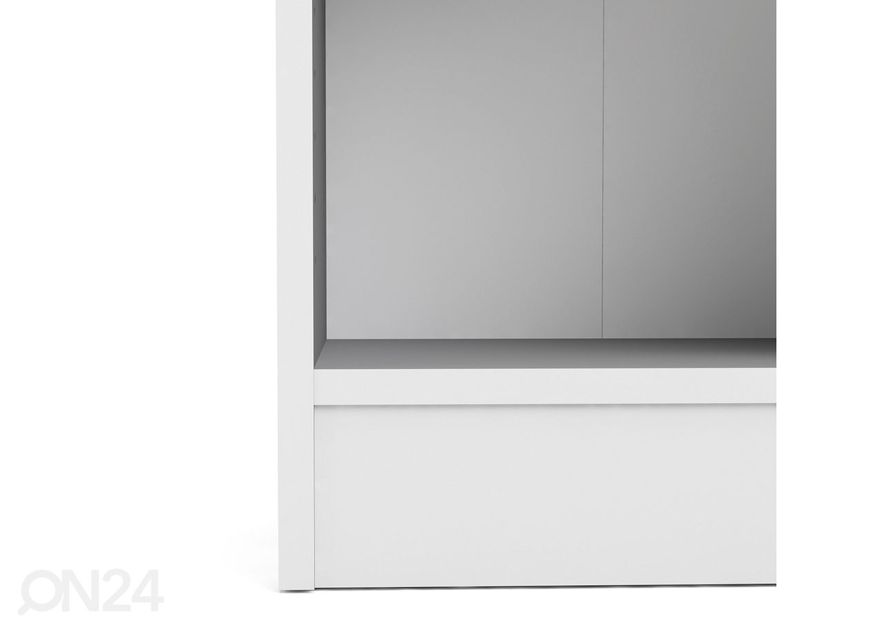 Riiul h203 cm, valge suurendatud