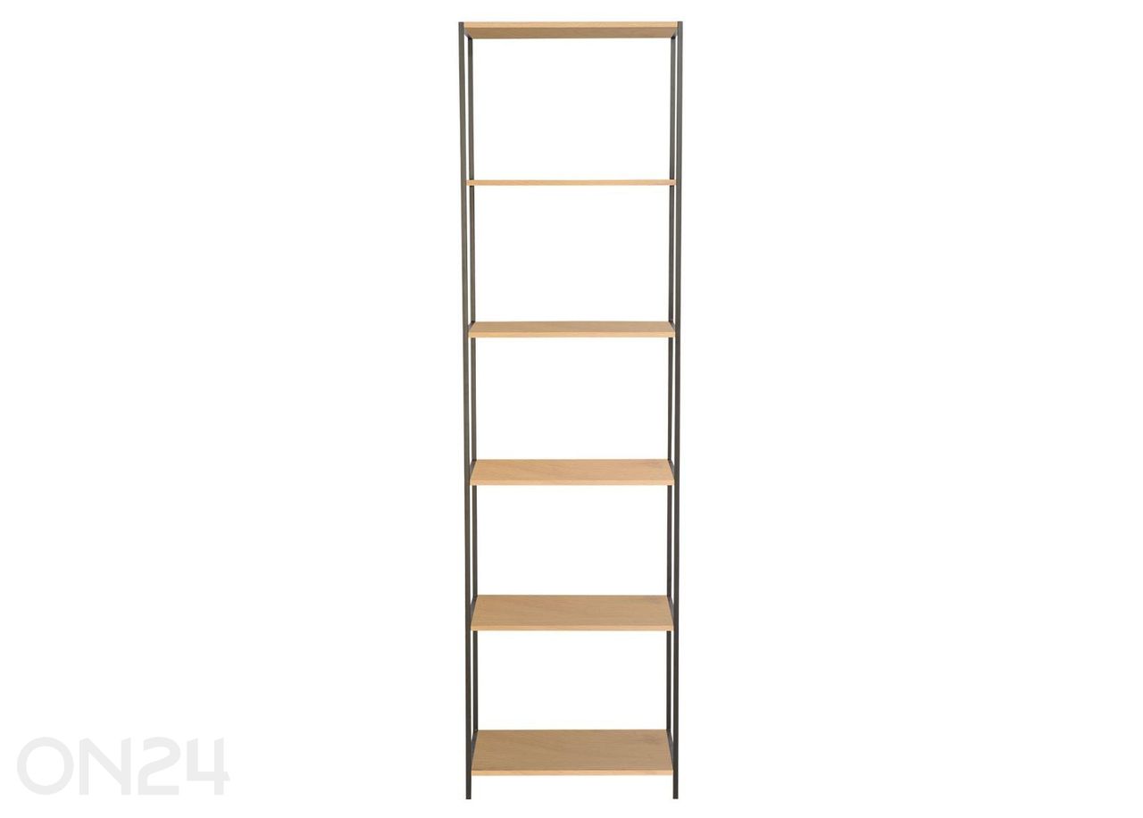 Riiul Harper 50x30xH180 cm, saar/must suurendatud