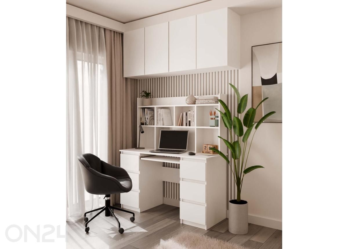 Riiul kirjutuslauale 130 cm suurendatud