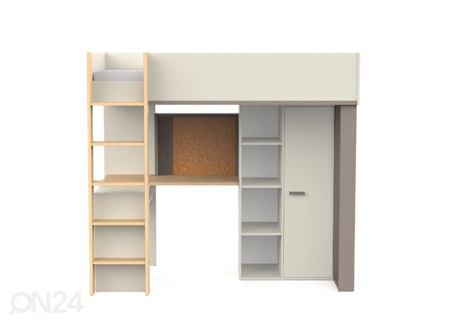 Riiul+korktahvel+LED valgustus Camillia suurendatud