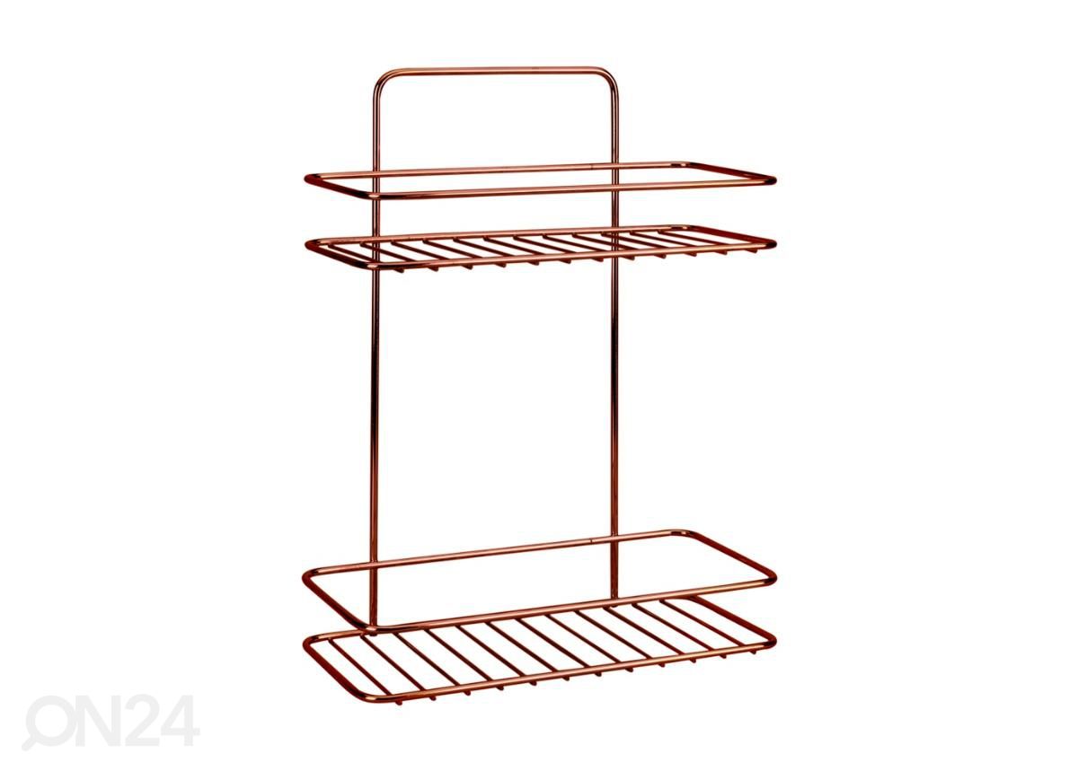 Riiul Reflex 2x, 26x13x35 cm, pronks suurendatud