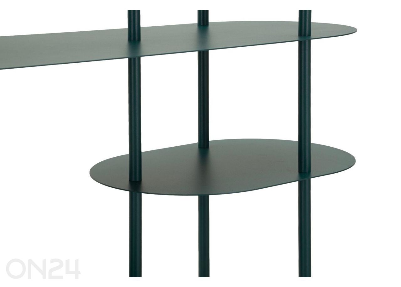 Riiul Saturno 118X31X139 cm, sinakasroheline suurendatud