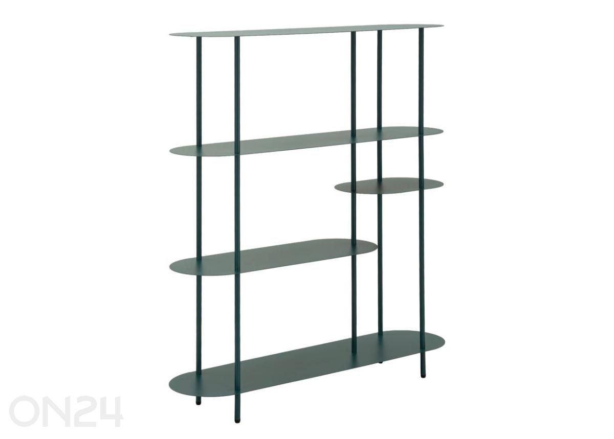 Riiul Saturno 118X31X139 cm, sinakasroheline suurendatud