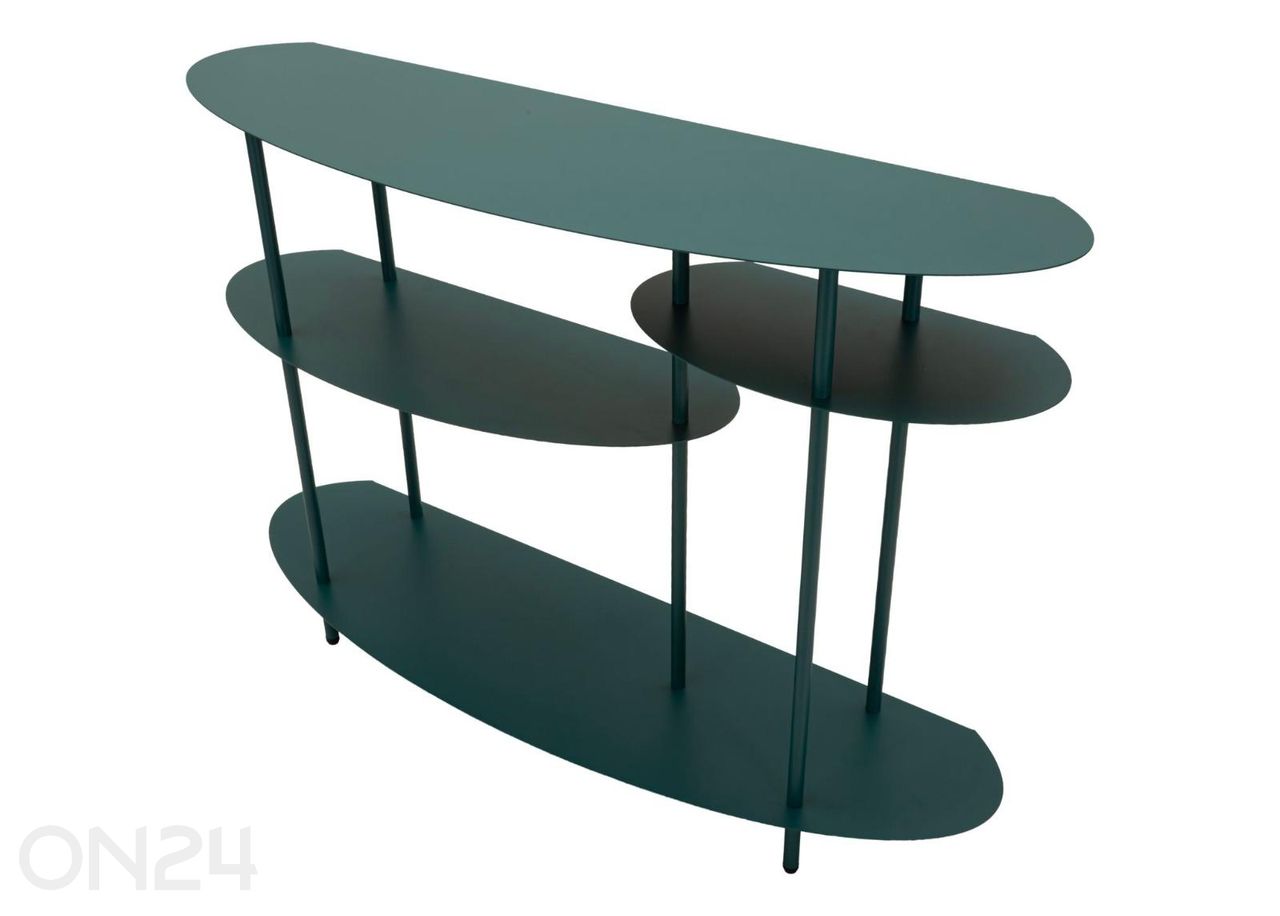 Riiul Saturno 118x34x82 cm, sinakasroheline suurendatud