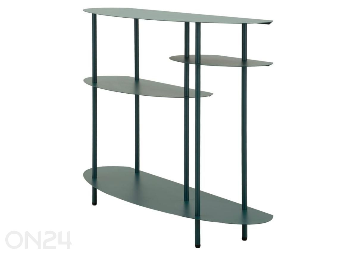 Riiul Saturno 118x34x82 cm, sinakasroheline suurendatud