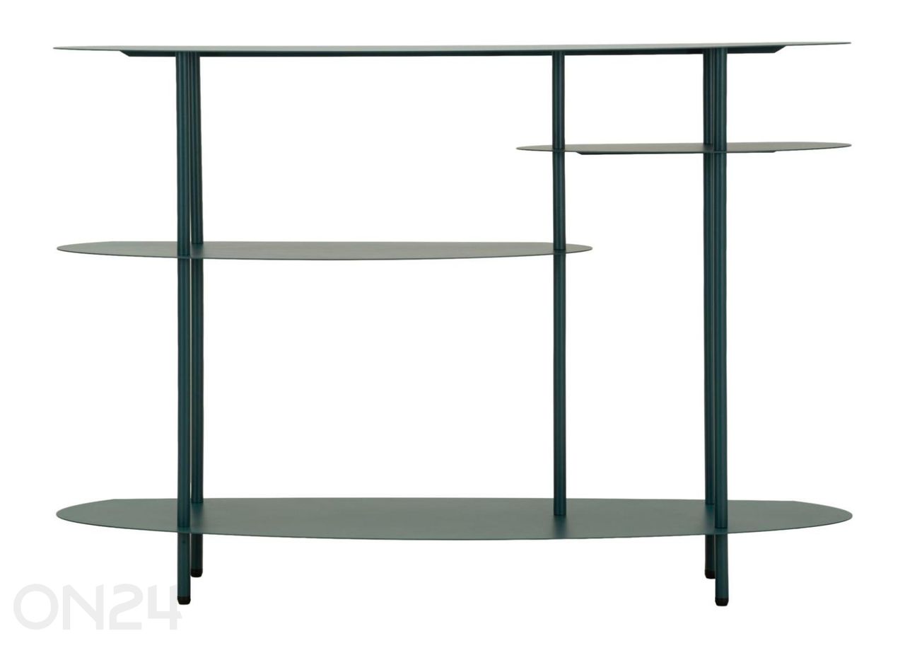 Riiul Saturno 118x34x82 cm, sinakasroheline suurendatud