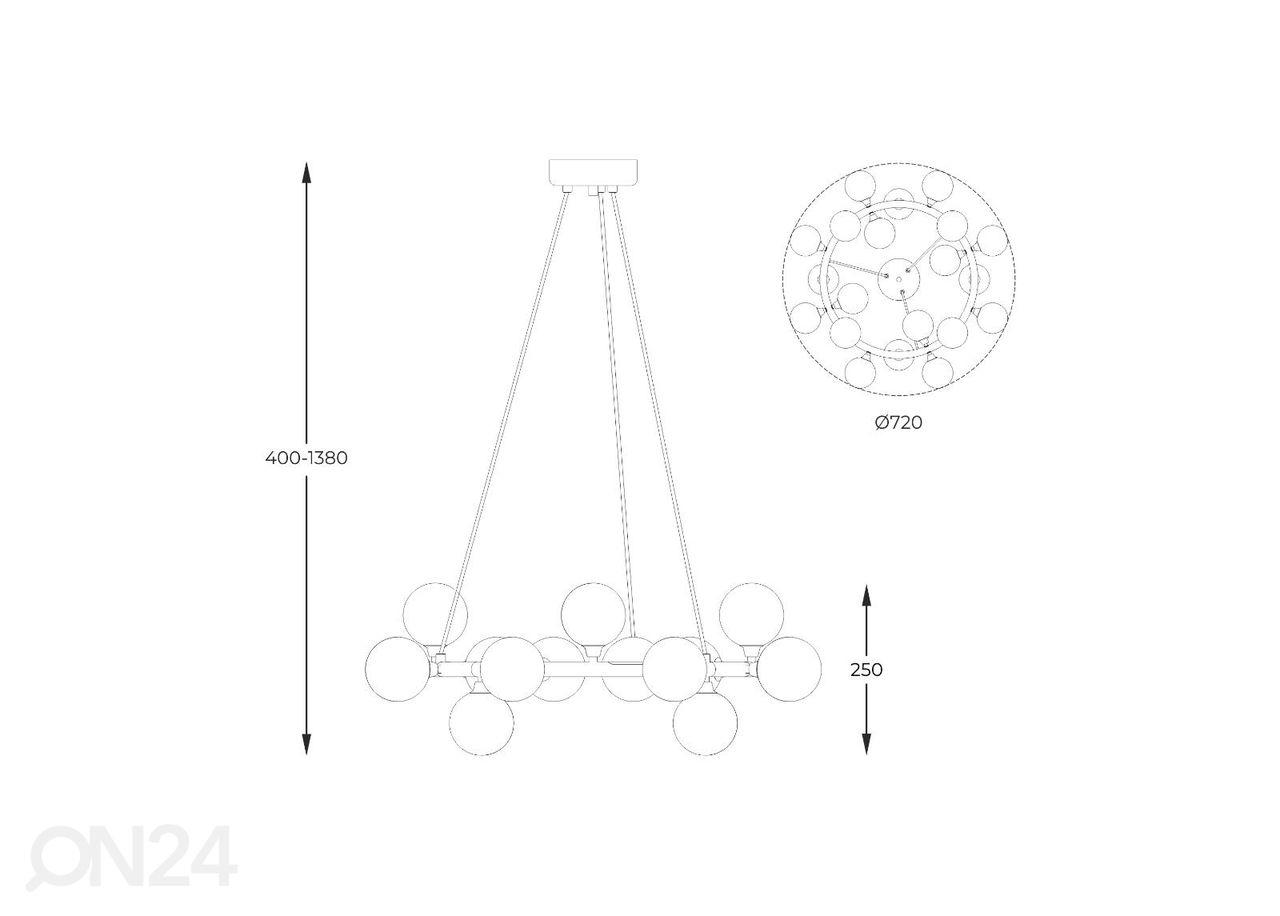 Rippvalgusti Bobo suurendatud