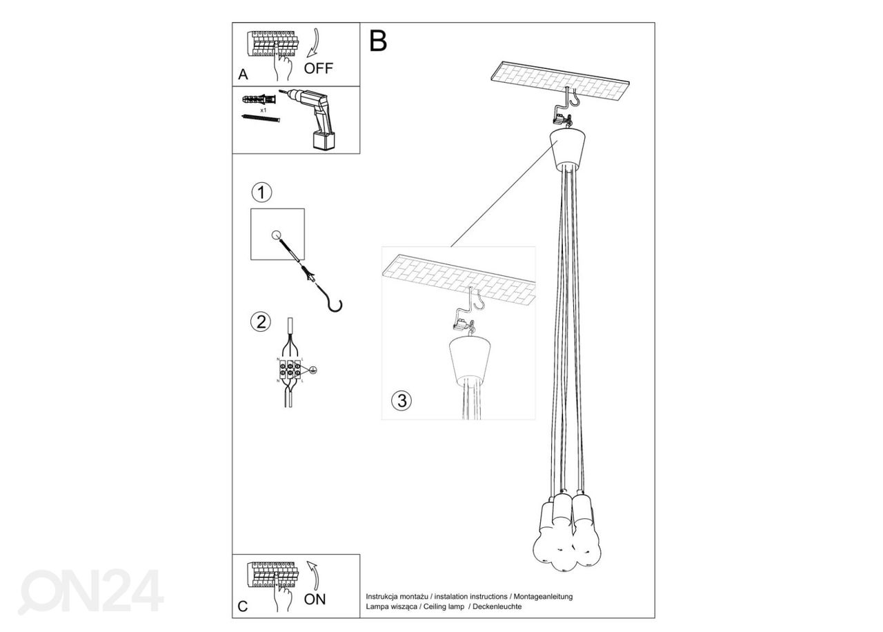 Rippvalgusti Diego 5 suurendatud