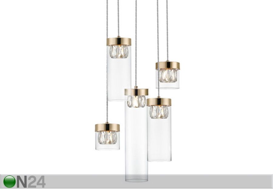 Rippvalgusti Gem Gold Ø 43 cm suurendatud