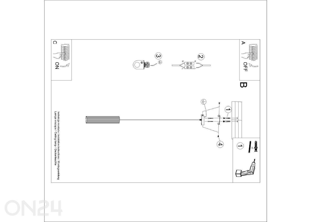 Rippvalgusti Karbon 1 suurendatud