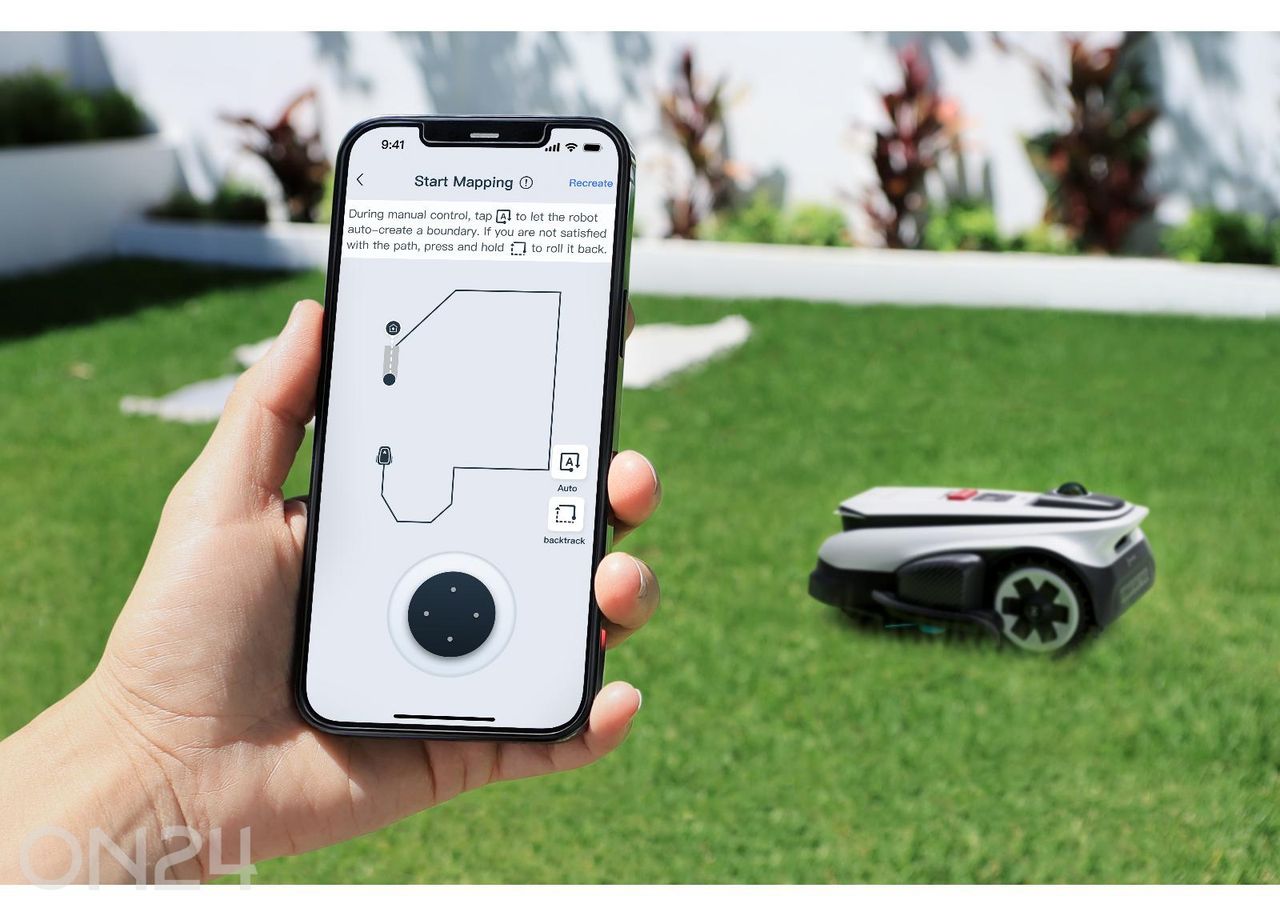 Robotmuruniiduk Ecovacs Goat A1600 LiDAR PRO, 1600m², TruEdge trimmer suurendatud