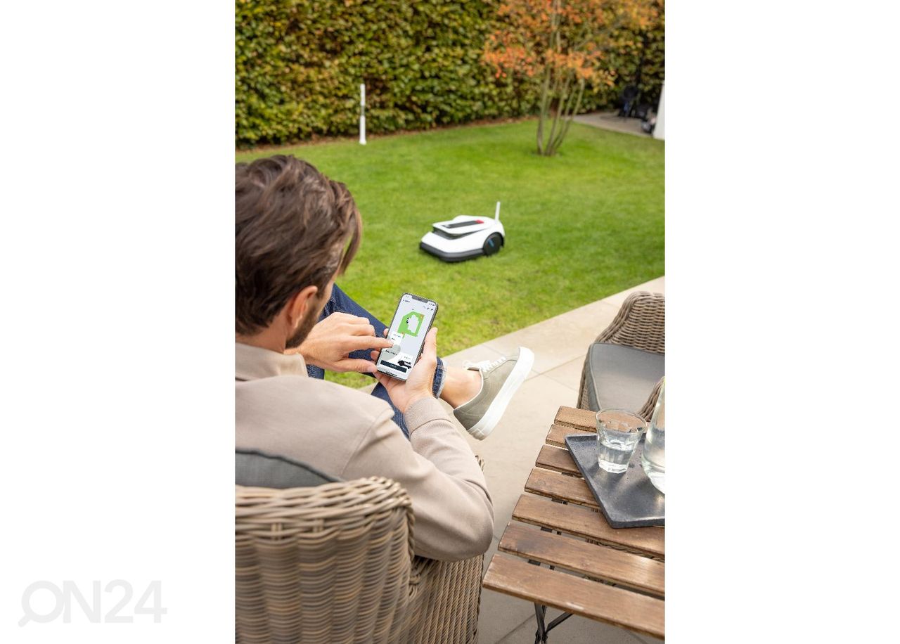 Robotmuruniiduk Ecovacs Goat G1-2000, must/valge suurendatud