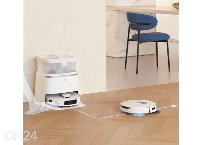 Robottolmuimeja Ecovacs Deebot T30 PRO OMNI, märg- ja kuivpuhastus, valge suurendatud