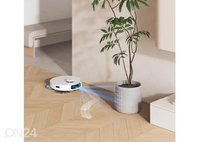 Robottolmuimeja Ecovacs Deebot T30 PRO OMNI, märg- ja kuivpuhastus, valge suurendatud