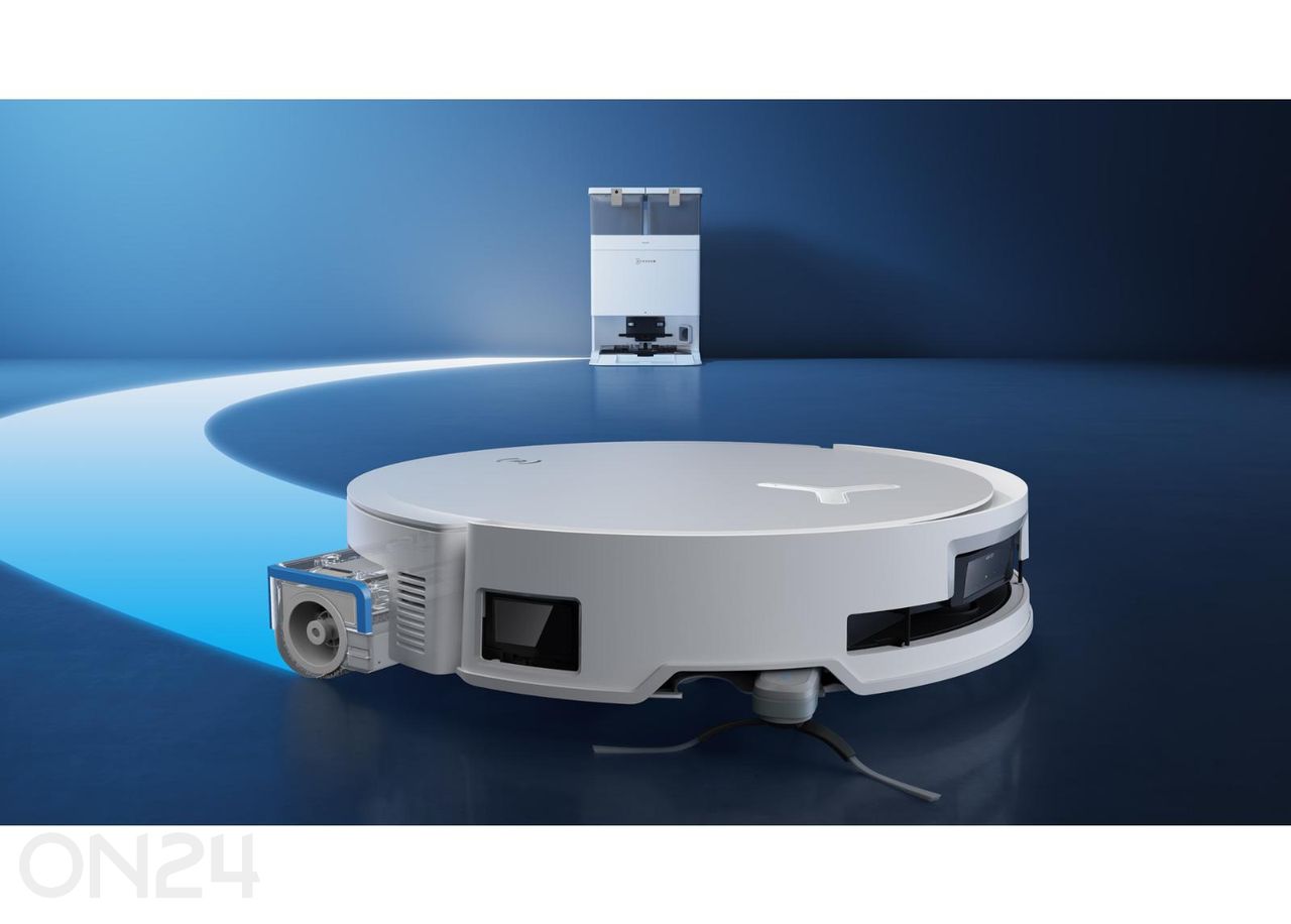 Robottolmuimeja Ecovacs Deebot X8 OMNI, märg- ja kuivpuhastus, valge suurendatud