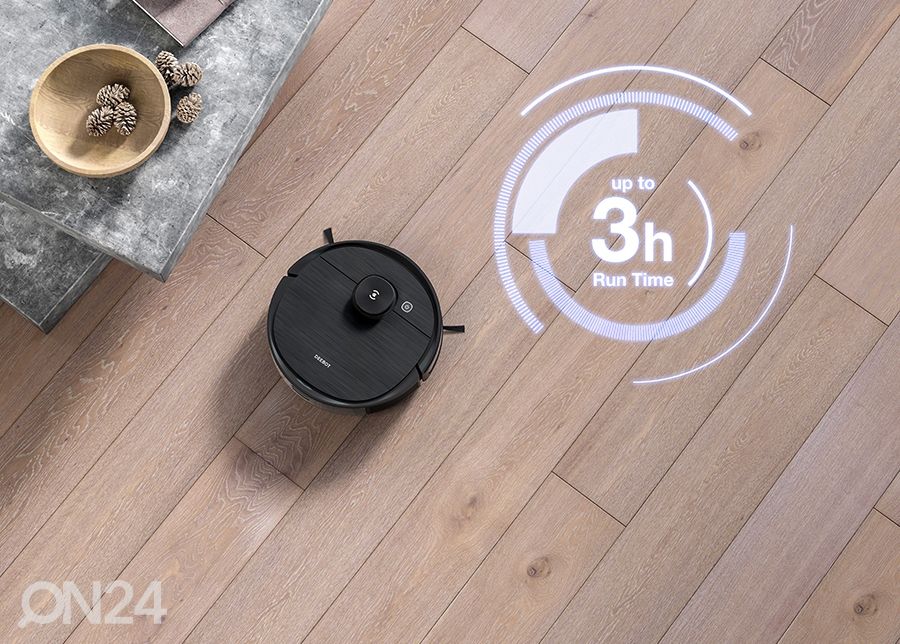 Robottolmuimeja mopiga ECOVACS DEEBOT OZMO T8 AIVI suurendatud