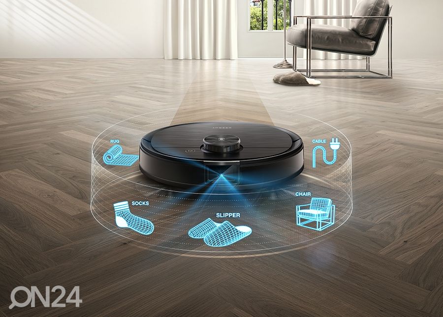 Robottolmuimeja mopiga ECOVACS DEEBOT OZMO T8 AIVI suurendatud