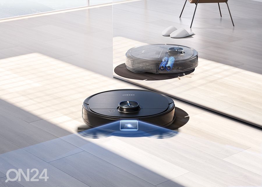 Robottolmuimeja mopiga ECOVACS DEEBOT OZMO T9 AIVI suurendatud