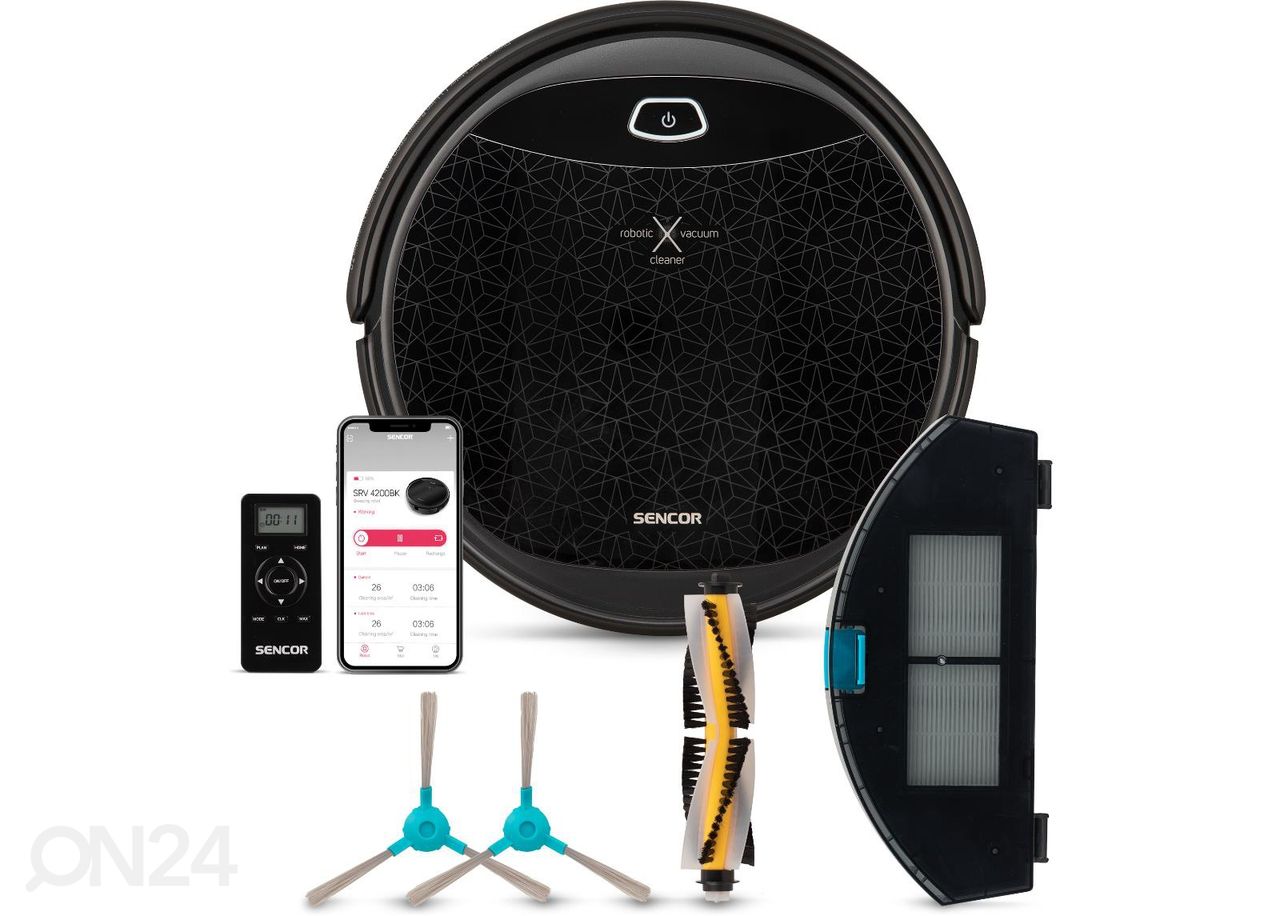 Robottolmuimeja Sencor SRV4200BK suurendatud