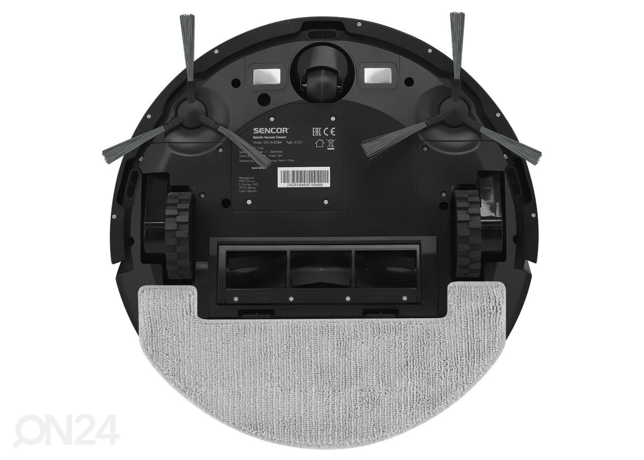 Robottolmuimeja Sencor SRV6450, must suurendatud