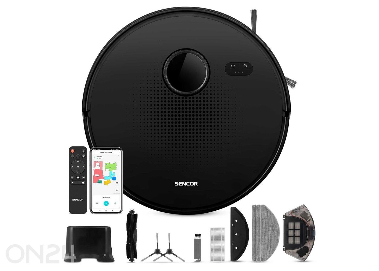 Robottolmuimeja Sencor SRV9020BK suurendatud