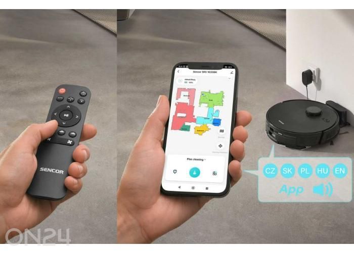 Robottolmuimeja Sencor SRV9020BK suurendatud