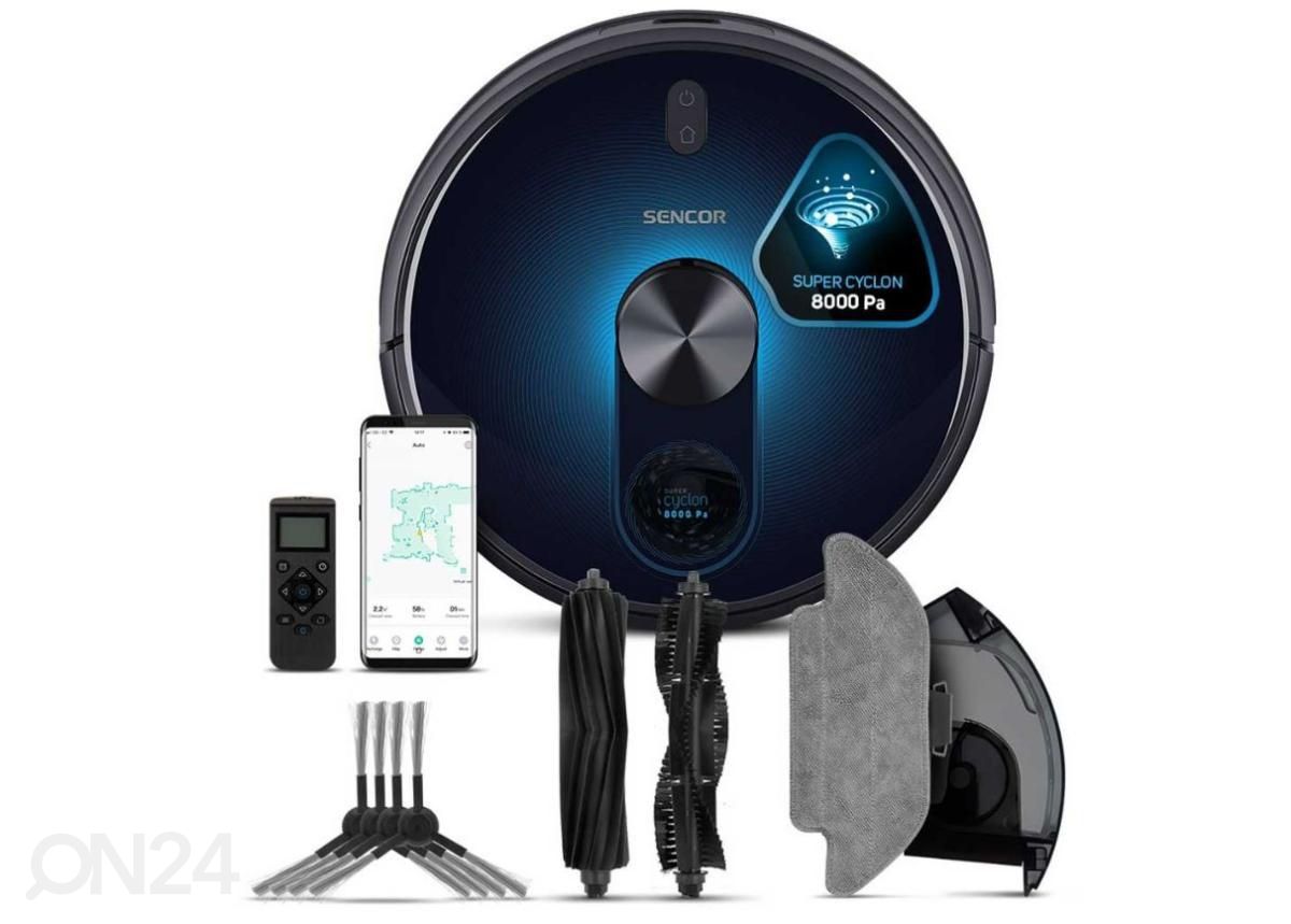 Robottolmuimeja Sencor SRV9550BK suurendatud