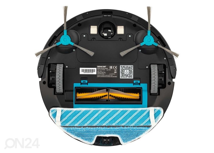 Robottolmuimeja WiFi ja mopiga Sencor SRV6250BKEUE3 suurendatud