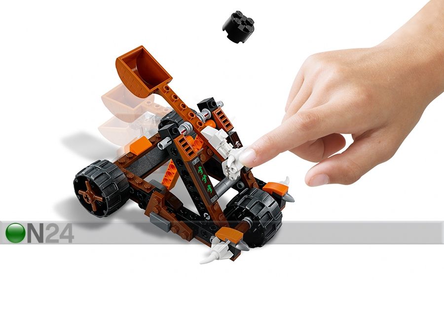 Roheline NRG draakon Lego Ninjago suurendatud