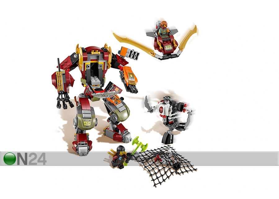 Roheline NRG draakon Lego Ninjago suurendatud