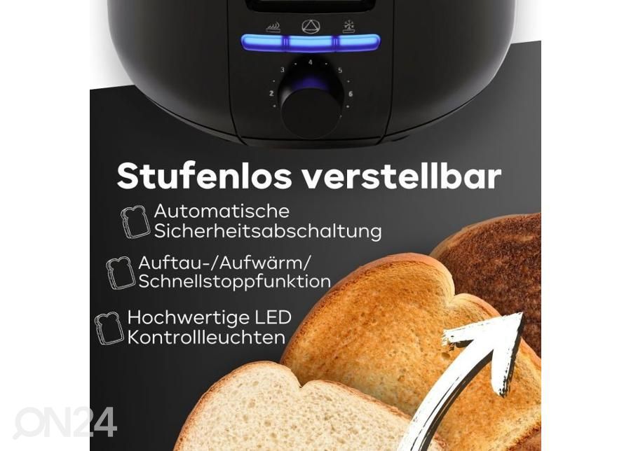 Röster 4 viilule Clatronic TA3802B suurendatud