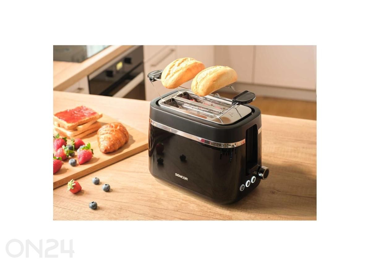 Röster Sencor STS2710BK, must suurendatud