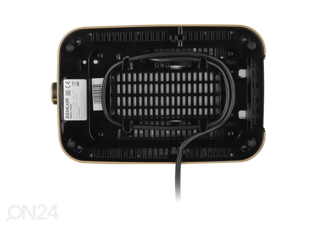Röster Sencor STS7501BK, must suurendatud