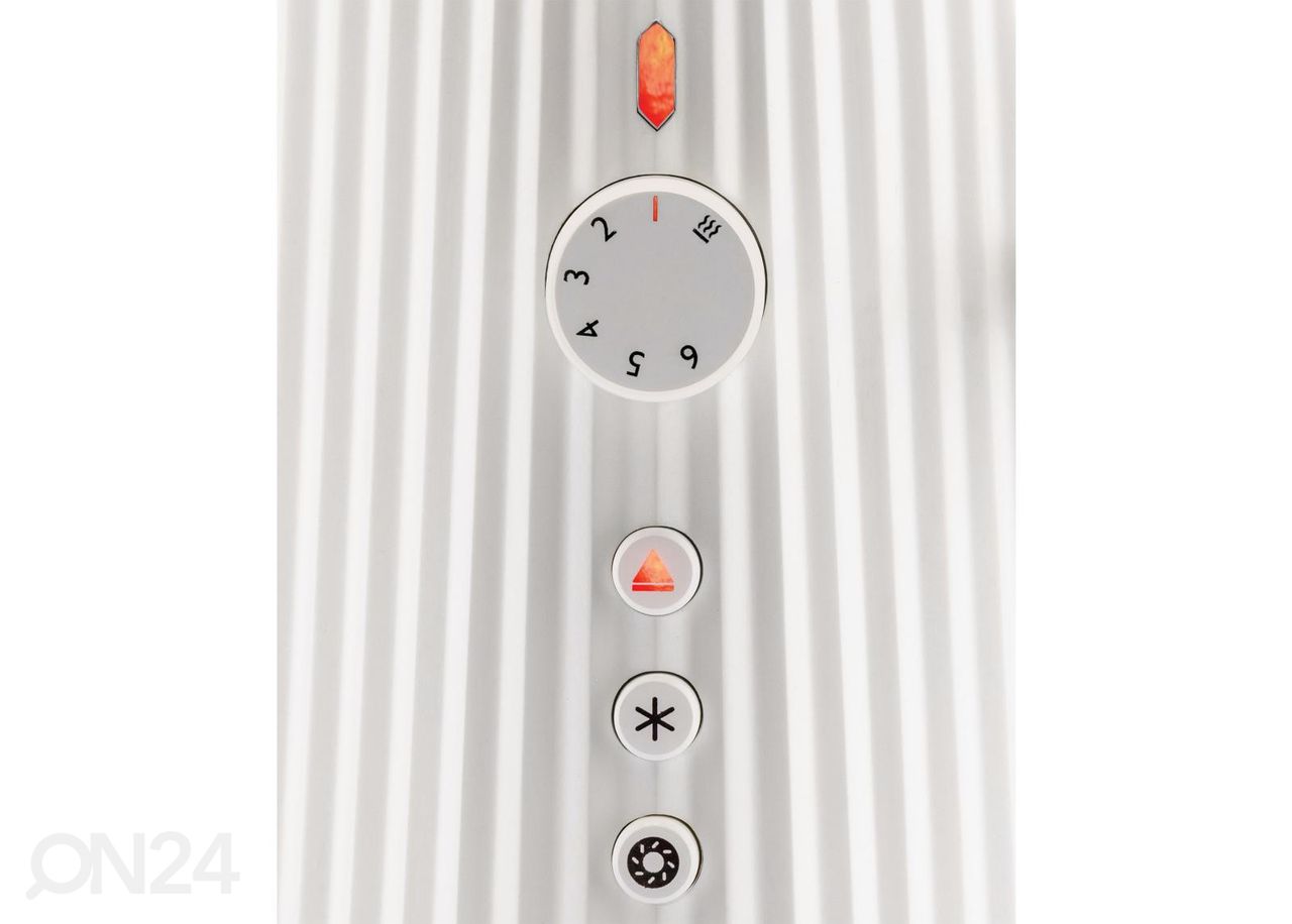 Röster XL Plisse Alessi MDL15W, valge suurendatud