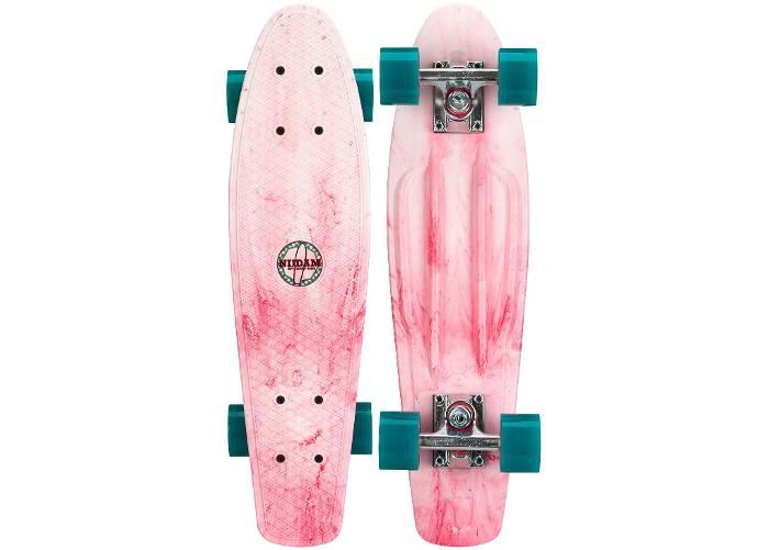 Rula pennyboard plastikust 22.5" Splash dye Nidjam suurendatud