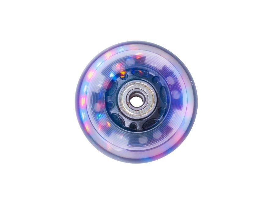 Rulluisu ratas Led tuledega ja laagriga PU 70*24 mm s ABEC 5 Insportline suurendatud
