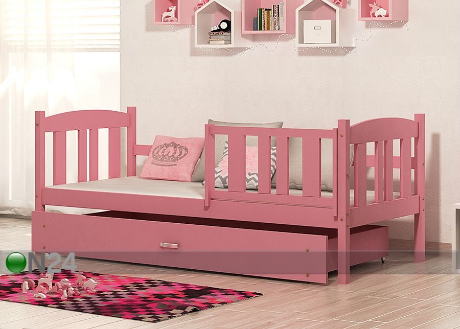 Sahtliga lastevoodi 80x184 cm+madrats suurendatud